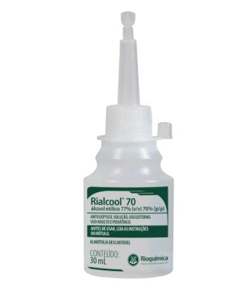 ÁLCOOL 70% 30ML - RIOQUIMICA