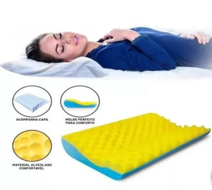 TRAVESSEIRO PILLOW DOUBLE CONFORT - ESPUMABRAZ