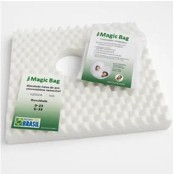 ALMOFADA CX OVO D28 C/ CAPA QUADRADA-MAGIC BAG