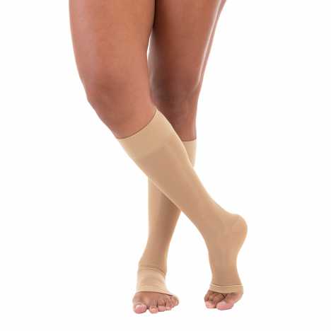 MEIA DE COMPRESSÃO LEGLINE 20-30 MMHG AD 3/4 PÉ ABERTO OLINDA - VENOSAN