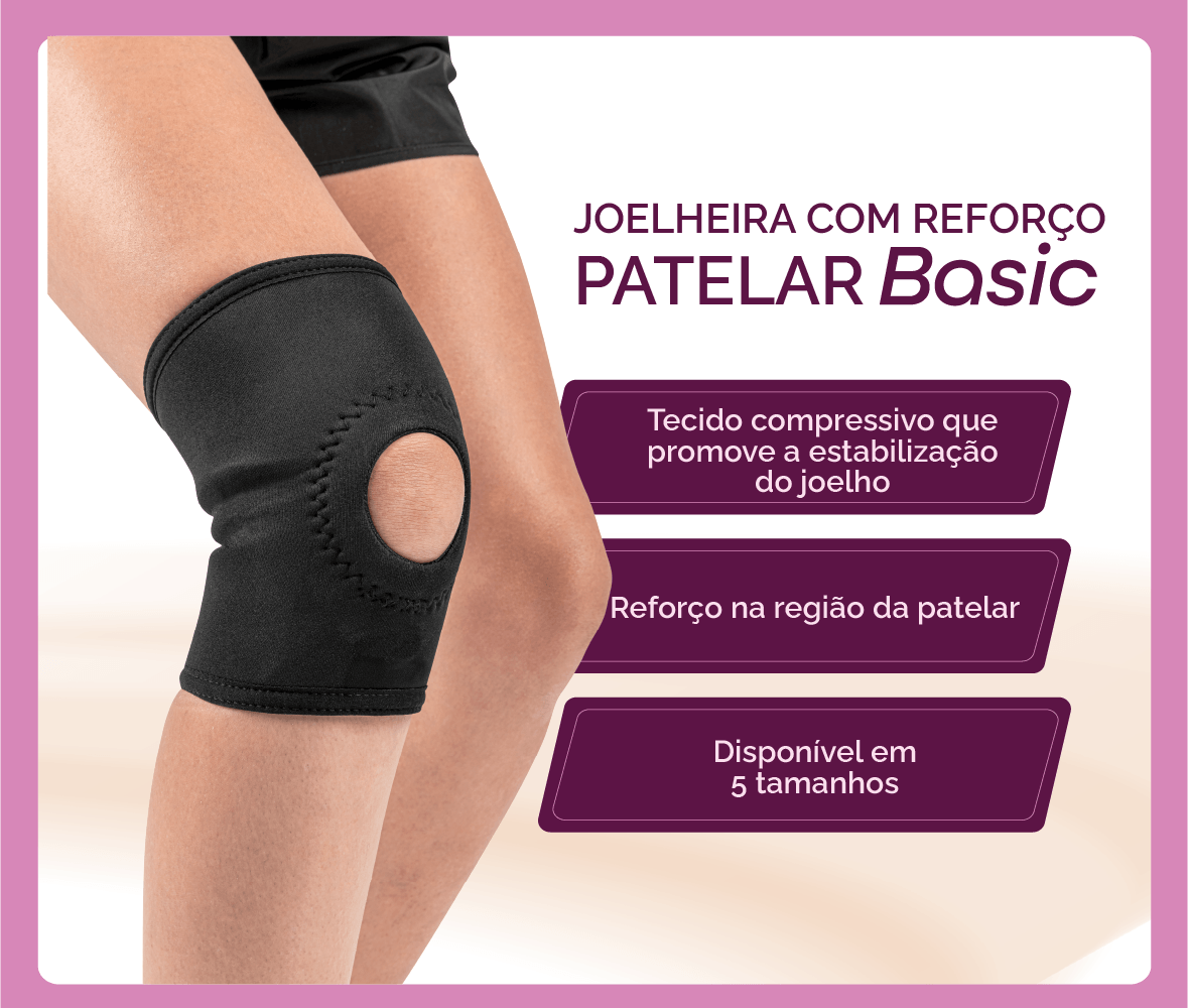 JOELHEIRA COM REFORÇO PATELAR BASIC - HIDROLIGHT