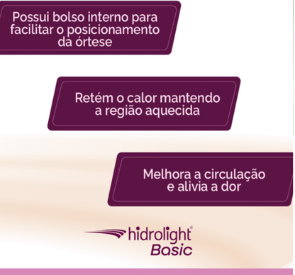 ÓRTESE 3 TIRAS BASIC - HIDROLIGHT