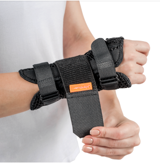 ÓRTESE COMFORT AIR PRETA SEM POLEGAR - HIDROLIGHT