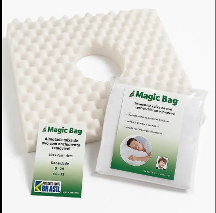 ALMOFADA CX OVO C/ CAPA QUADRADA - MAGIC BAG