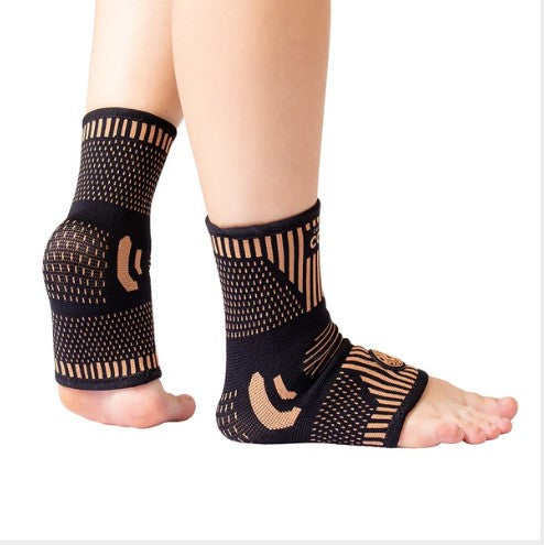 TORNOZELEIRA DE COMPRESSÃO COM COBRE - ORTHOPAUHER