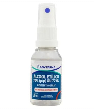 ÁLCOOL  70%  30ML  SPRAY - ADVANTIVE