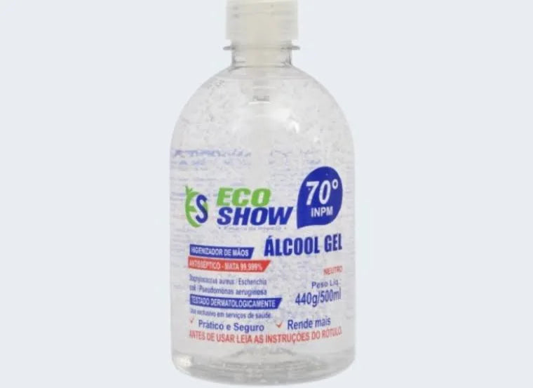 ÁLCOOL GEL 70 %    440G  PUMP- ECOSHOW