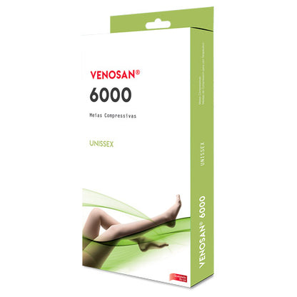 MEIA DE COMPRESSÃO 6000 20-30 MMHG AD 3/4 PÉ ABERTO - VENOSAN