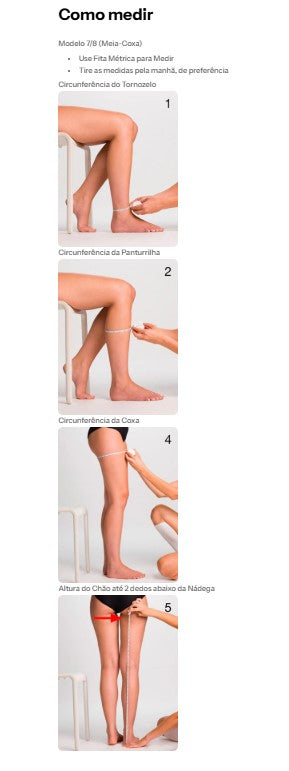 MEIA DE COMPRESSÃO PREMIUM 7/8 20-30MMHG - SIGVARIS