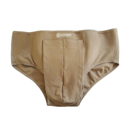 CUECA PARA HÉRNIA INGUÍNAL DUPLA GOLD M (PROMOÇÃO ) - ORTOCENTER