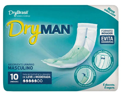 ABSORVENTE MASCULINO C/10UN - DRYMAN