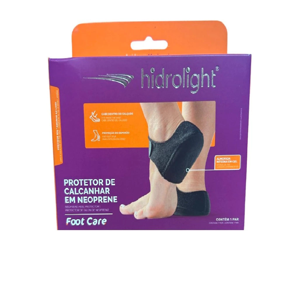 PROTETOR DE CALCANHAR EM NEOPRENE P/M - HIDROLIGHT