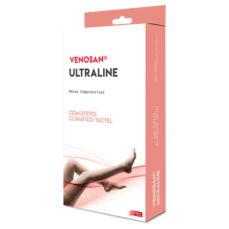 MEIA DE COMPRESSÃO 4000 20-30 MMHG AD 3/4 PÉ FECHADO PRETO - VENOSAN