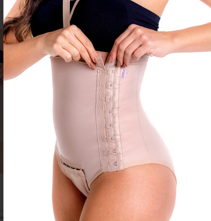 CINTA MODELADORA PÓS PARTO COM FECHO LATERAL - BIOBELA