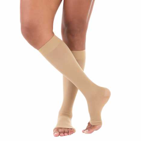 MEIA DE COMPRESSÃO 6000 20-30 MMHG AD 3/4 PÉ ABERTO - VENOSAN