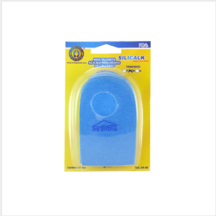 MEIA TALONETA SILICALK PARA DESVIO DE CALCANEO - ORTHOPAUHER