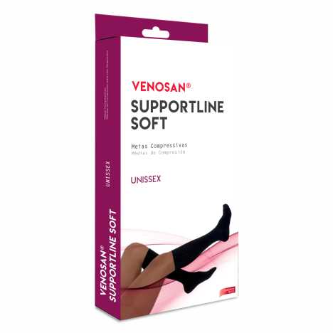 MEIA DE COMPRESSÃO SUPPORTLINE UNISSEX  18-22 MMHG  AD 3/4 - VENOSAN