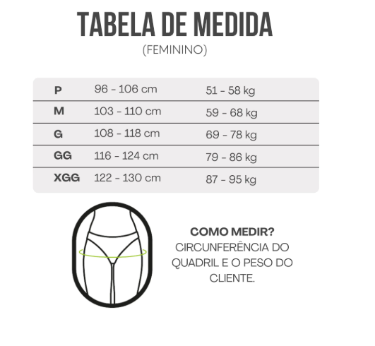 CINTA COMPLETA CURTA COM COLCHETES - MACOM